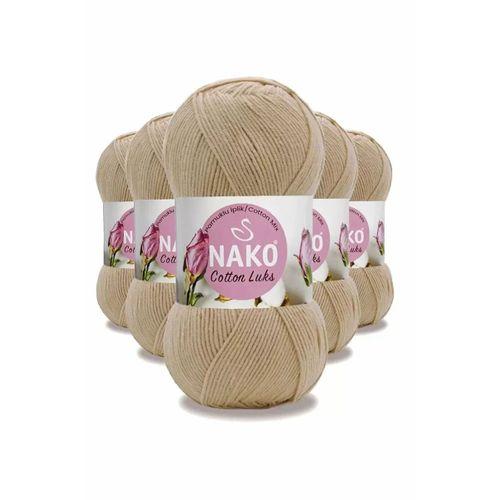 5 Adet Cotton Lüks Yelek Tunik Kazak Bluz Hırka İpi Yünü Camel 97582