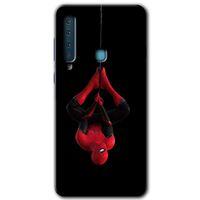 Galaxy A9 2018 Kılıf HD Desen Baskılı Arka Kapak - Örümcek Adam + Kırılmaz Cam