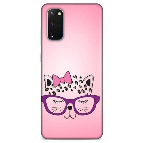 Lopard Samsung Galaxy S20 Uyumlu Kılıf Kediler (12) Koruyucu Silikon Kurdelalı