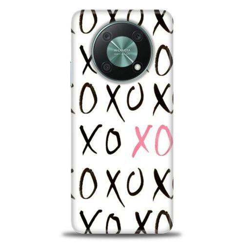 Huawei Nova Y90 Kılıf HD Baskılı Kılıf - XOXO + Tam Ekran Koruyucu