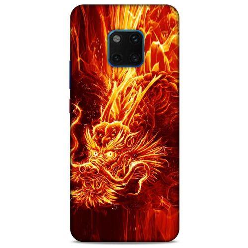Huawei Mate 20 Pro Kılıf Dragons (12) Koruyucu Silikon Ateş Ejderhası