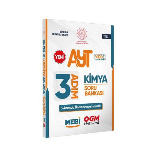 2027 AYT MEBİ-OGM 3 ADIM Kimya Soru Bankası RENKLİ A4 Boyut Video Çözümlü BASKI ÜCRETİ