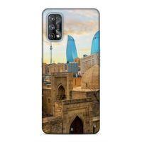 Realme 7 Pro Uyumlu Kılıf Azarbaijan (11) Tam Koruma Ateş Kuleleri