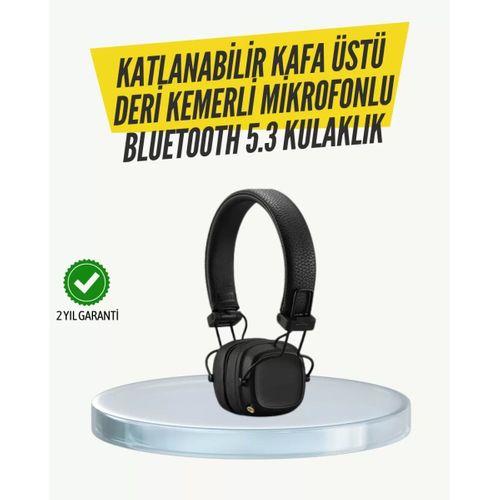 Ergonomik Konforlu Kablosuz Kulak Üstü Bluetooth Kulaklık