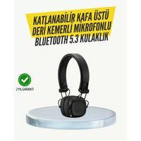 Ergonomik Konforlu Kablosuz Kulak Üstü Bluetooth Kulaklık