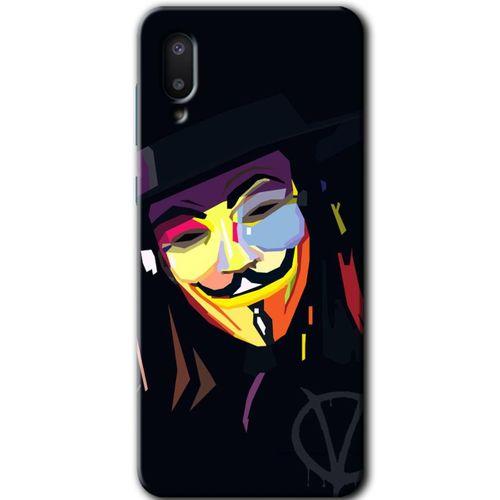 Samsung Galaxy A02 Kılıf HD Desen Baskılı Arka Kapak - Vendetta