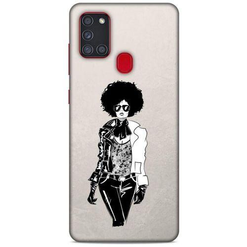 Sokak Modası 47 Samsung Galaxy A21s Kılıf Desenli Silikon