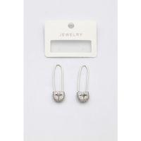 Taşlı Filkete Küpe - Gümüş