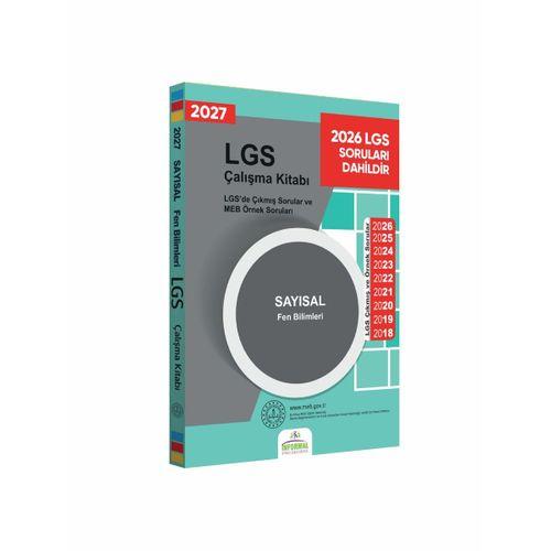 2027 LGS 8 Sınıf Çıkmış ve MEB Örnek Soruları Fen Bilimleri Sayısal Çalışma Kitabı A4 RENKLİ Baskı