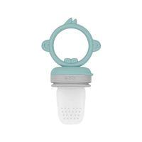 Silikon Püre Meyve Sebze Emziği Aqua Green / Powder Grey