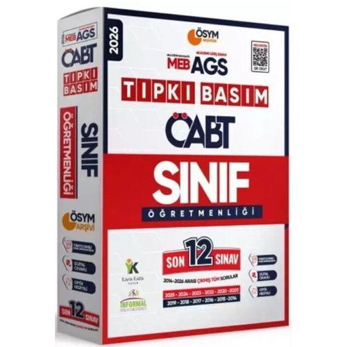 2026 MEB AGS ÖABT Sınıf Öğretmenliği ÖSYM Tıpkı Basım 12 li Deneme Paketi İnformal Yayınları