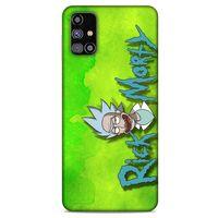 Samsung Galaxy M31s Uyumlu Kılıf Rick And Morty (12) Koruyucu Silikon Space Cruiser / Car
