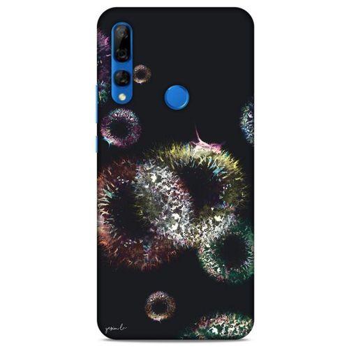 Y.Liva-2021 Özel Seri Siyah Soyut-154 Huawei Y9 Prime 2019 Kılıf Silikon Kapak
