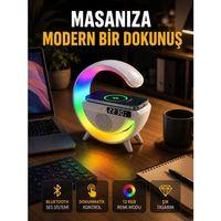13 Renk Seçenekli Kablosuz Şarj Cihazlı Led Lamba