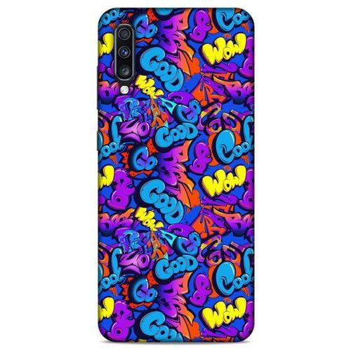 Graffitix (20) Desenli Silikon Kapak Samsung Galaxy A70s Kılıf