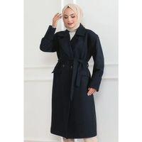 Düğmeli İçi Astarlı Kaşmir Kaşe Kaban - Laci