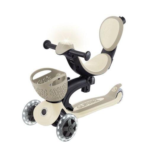Globber Globber Go Up Baby 360 Scooter (Işıklı) Koyu Bej
