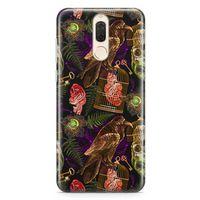 Huawei Mate 10 Lite Kılıf Tarot Gotik Kuzgun Arka Kapak Koruma Desenli Full Koruyucu