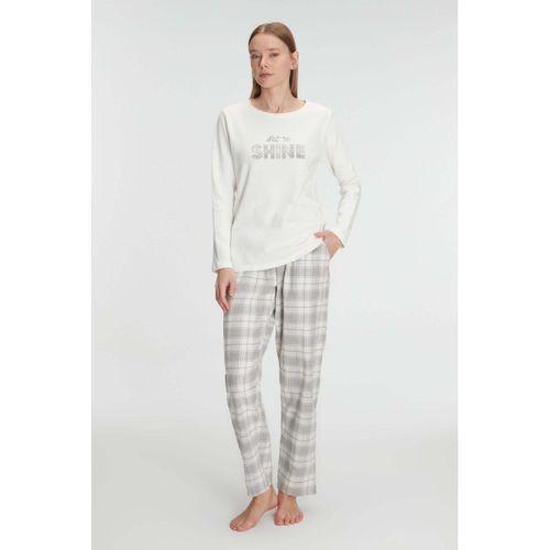Anıl Uzun Kol Pamuklu Kışlık Pijama Takımı