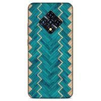 Lopard İnfinix Zero 8 Uyumlu Kılıf Wood'X (36) Glitter Kılıf Desenli