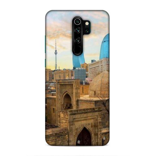 Xiaomi Redmi Note 8 Pro Uyumlu Kılıf Azarbaijan (11) Tam Koruma Ateş Kuleleri