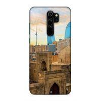Xiaomi Redmi Note 8 Pro Uyumlu Kılıf Azarbaijan (11) Tam Koruma Ateş Kuleleri
