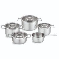 Fissler Pure Collection 9 Parça Cam Kapak Çelik Tencere Seti