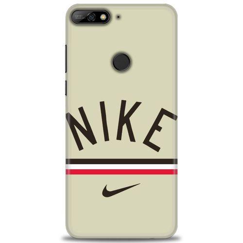 Huawei Y7 2018 Kılıf HD Baskılı Kılıf - Nike + Tam Ekran Koruyucu