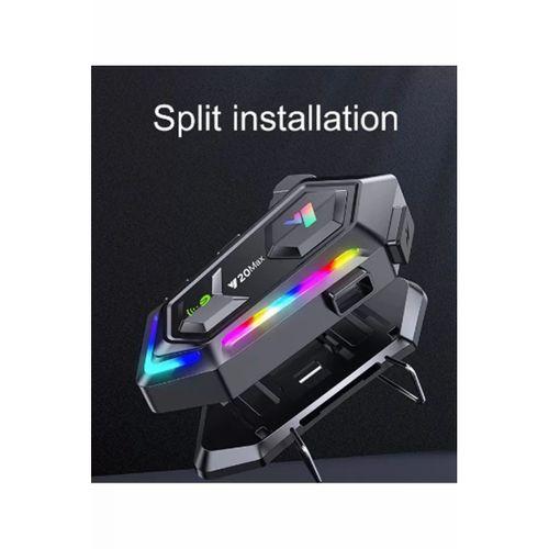 Y20 Max Motosiklet Bluetooth 5.3 Kask Intercom 2 Kişi 300 Metre Eşleşme Özellikli