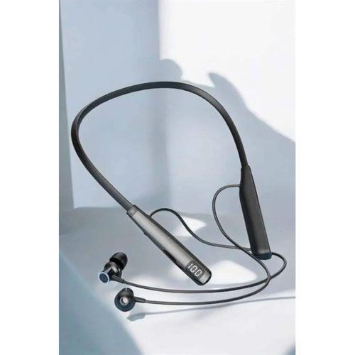 Dijital Göstergeli Kulak İçi Kablosuz Bluetooth Kulaklık Boyun Bantlı