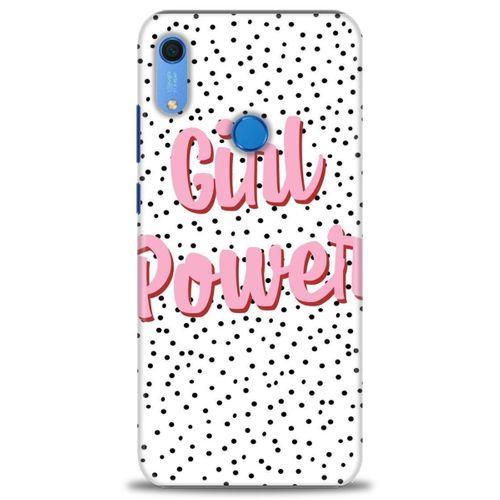 Huawei Y6S Kılıf HD Baskılı Kılıf - Girl Power + Tam Ekran Koruyucu