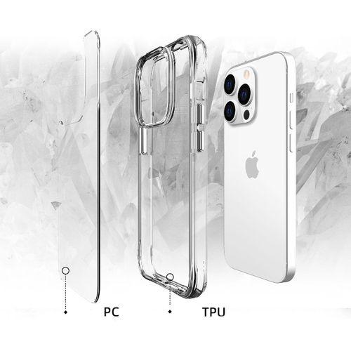 Apple iPhone 14 Pro Max Kılıf Zore Şeffaf Ultra İnce Airbag Tasarımlı Okka Kapak