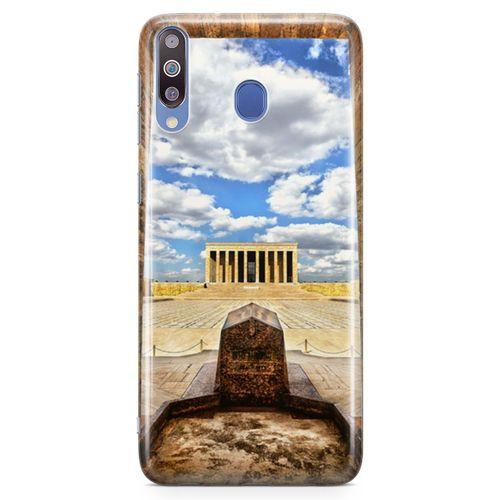 Samsung Galaxy M30 Kılıf Anıtkabir Perspektif Arka Kapak Koruma Desenli Full Koruyucu