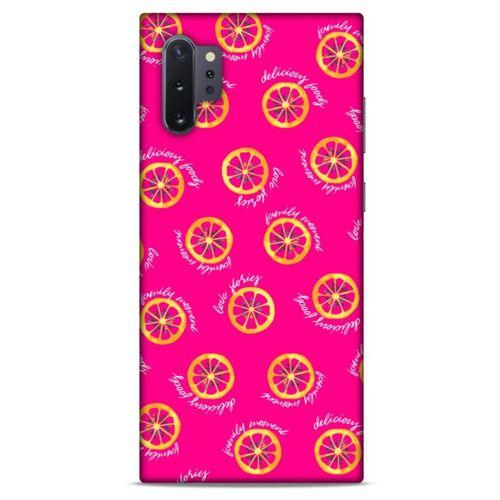 Samsung Galaxy Note 10 Plus Uyumlu Kılıf Pembe Delisi (22) Tam Koruma Kılıfı Ejder Meyvsi