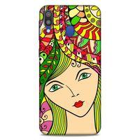 Lopard Samsung Galaxy M20 Uyumlu Kılıf Sürreal Yüzler ♀ (43) Thin Fit Kılıf Baskılı