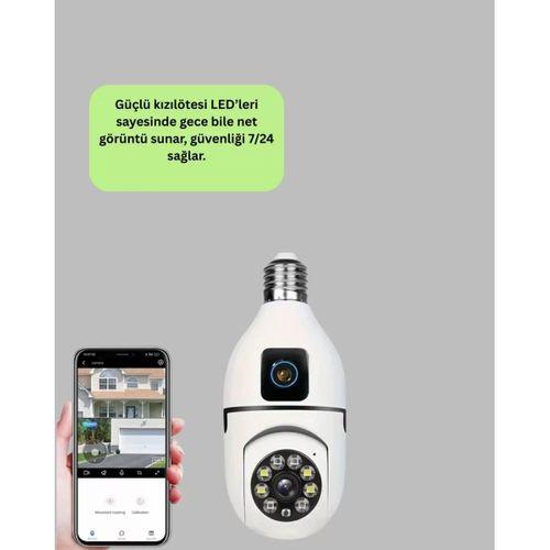 Tak Çalıştır Ampul Kamera – Full Hd 1080p Kablosuz Güvenlik Çözümü