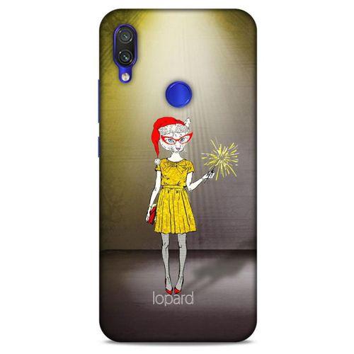 Xiaomi Redmi Note 7 Pro Kılıf FunnyMaX (32) Soft Silikon Kılıf Turuncu Kahve
