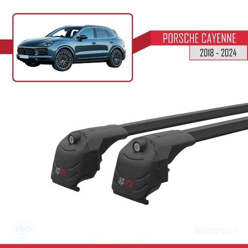 Porsche Cayenne (9YA/9YB) 2018 ve Sonrası ile uyumlu ACE-2 Ara Atkı Tavan Barı SİYAH