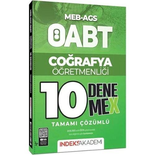 ÖABT MEB AGS Coğrafya Öğretmenliği 10 DenemeX Çözümlü İndeks Akademi
