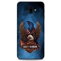Samsung Galaxy J6 Plus Uyumlu Kılıf Motorsiklet (2) Kabı Harley Davidson
