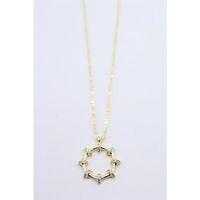 Taşlı Kolye - Altın