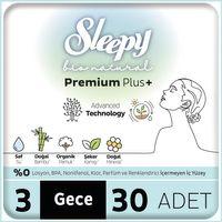 Sleepy Bio Natural Premium Plus Mega Gece Ped 30 Adet
