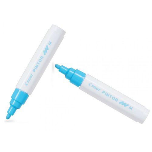 PILOT PİNTOR (M) YUVARLAK UÇ PASTEL MAVİ ( İki Adet )