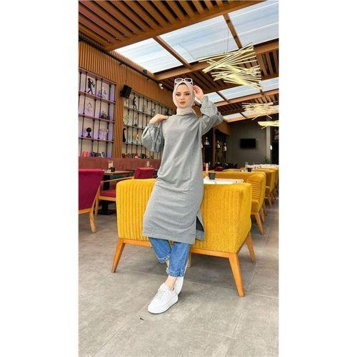 Hira Balon Kol Midi Boy Sade Basic Sweatshirt - 03031.017 - Antrasit