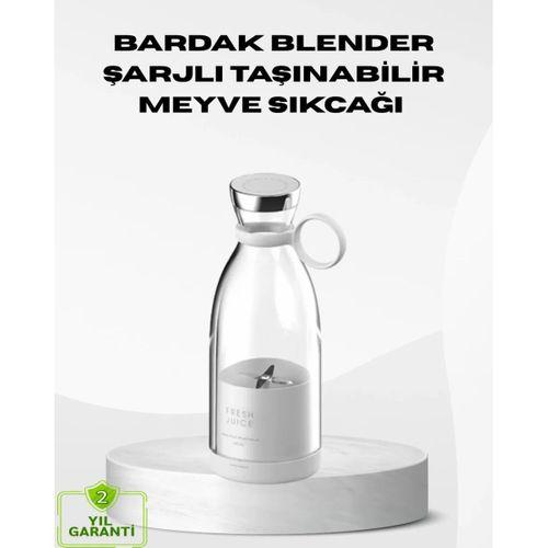 Usb Şarjlı Kablosuz Blender – Taşınabilir, Kompakt Ve Çevre Dostu Meyve Sıkıcı