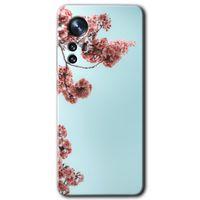 Xiaomi Mi 12 Kılıf HD Desen Baskılı Arka Kapak - Japon Çiçeği