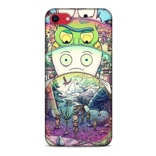 Apple iPhone SE 2020 Uyumlu Kılıf Rick And Morty (48) Bumper Kılıf Decoy Jerrys