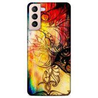 Lopard Samsung Galaxy S21 Plus Uyumlu Kılıf Manipülasyon ☻ (36) Glitter Kılıf Desenli
