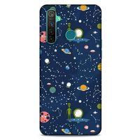 Realme 5 Pro Uyumlu Kılıf Mavi Delisi (25) Antişok Kapak Space