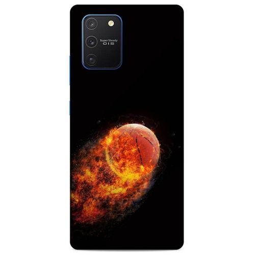 Lopard Samsung Galaxy S10 Lite Uyumlu Kılıf FireX (32) Soft Silikon Kılıf Basketbol Topu